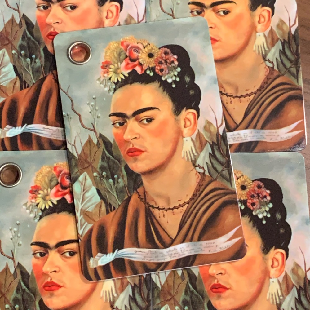 - Frida Khalo luggage tag